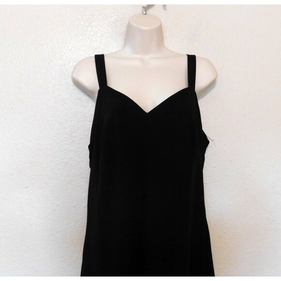 R&M Richards Black Beaded Formal Dress & Jacket Set Size 14 Elegant - Picture 6 of 14